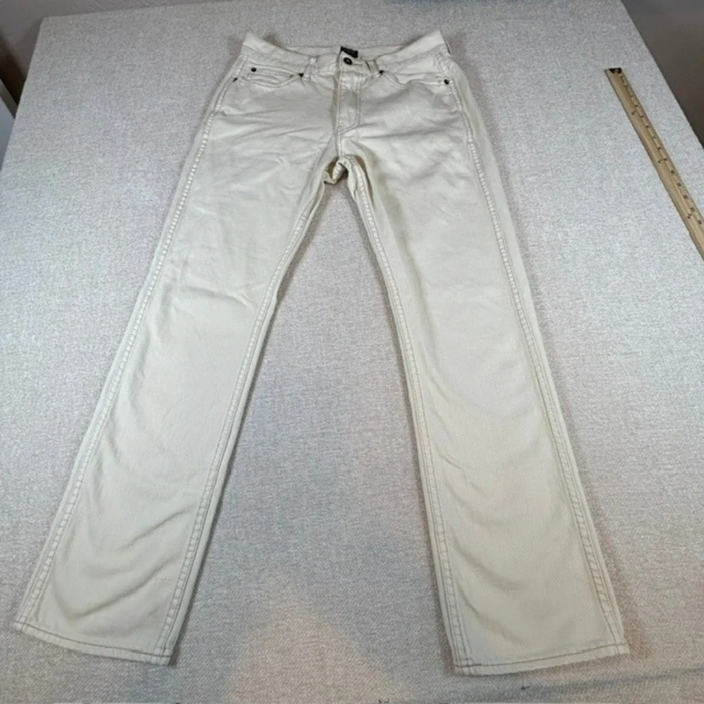 J. Crew Men's Cream Ivory White The Sutton Jeans 100% Cotton 30x30 #A8933